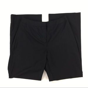 Lafayette 148 Black 8 Wide Leg Pants Wool Blend